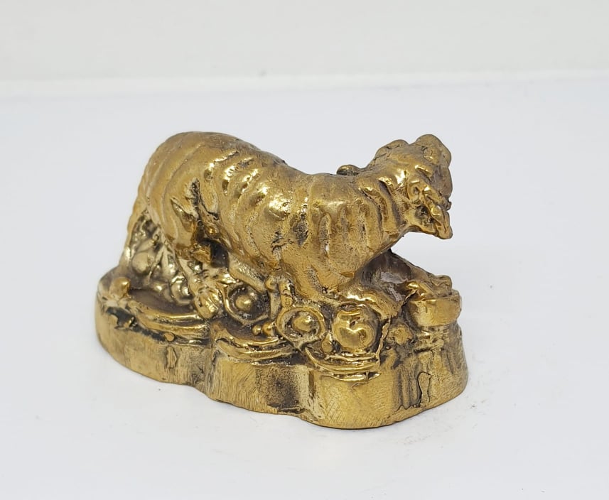 รูปภาพที่1 ของสินค้า : A071 เสือ(ขาล) 12 ราศี ทองเหลือง 