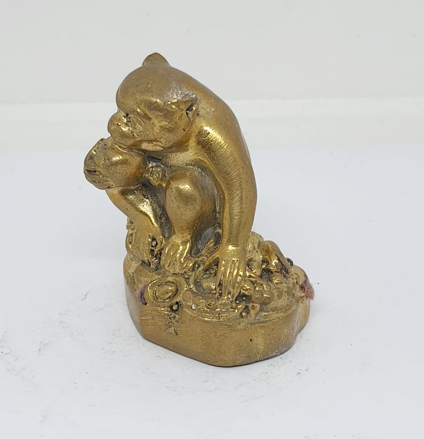 รูปภาพที่1 ของสินค้า : A077 ลิง(วอก) 12 ราศี ทองเหลือง 