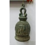 R017 ระฆังทองเหลือง ลายช้าง 3 เศียร R017 ระฆังทองเหลือง ลายช้าง 3 เศียร