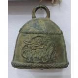 R019 ระฆังทองเหลือง ลายช้าง R019 ระฆังทองเหลือง ลายช้าง