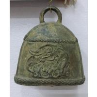 R019 ระฆังทองเหลือง ลายช้าง  R019 ระฆังทองเหลือง ลายช้าง