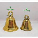 R086 ระฆังทองเหลืองเล็กปากบาน (4.5cm)