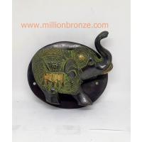 H042 ที่เคาะประตูรูปช้างงานทองเหลืองอินเดีย  H042 ที่เคาะประตูรูปช้างงานทองเหลืองอินเดีย