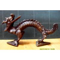 H031 มือจับประตูงานทองเหลือง รูปมังกร  H031 มือจับประตูงานทองเหลือง รูปมังกร