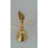 HB038 กระดิ่งทองเหลืองด้ามจับลายวัว HB038 กระดิ่งทองเหลืองด้ามจับลายวัว