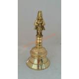 HB039 กระดิ่งทองเหลืองด้ามจับลายคนไหว้ HB039 กระดิ่งทองเหลืองด้ามจับลายคนไหว้