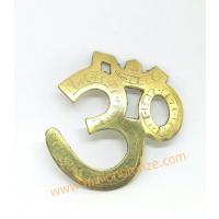 J023 โอมแขวนทองเหลือง สูง 4 นิ้ว  J023 โอมแขวนทองเหลือง สูง 4 นิ้ว