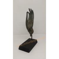 H019 มือจีบตั้งโชว์เล็ก ทองเหลืองทำสี  H019 มือจีบตั้งโชว์เล็ก ทองเหลืองทำสี