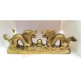 A010 มังกรคู่เนื้อทองเหลือง A010 มังกรคู่เนื้อทองเหลือง