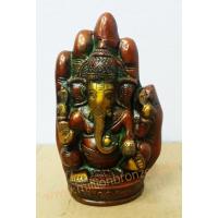 PI043 พระพิฆเนศวร เนื้อทองเหลืองอินเดีย  PI043 พระพิฆเนศวร เนื้อทองเหลืองอินเดีย