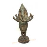 PT021 พระพิฆเนศวรยืนปาง 3 เศียร เนื้อทองเหลือง PT021 พระพิฆเนศวรยืนปาง 3 เศียร เนื้อทองเหลือง