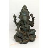 PT023 พระพิฆเนศวร เนื้อทองเหลือง ทำสีเก่า PT023 พระพิฆเนศวร เนื้อทองเหลือง ทำสีเก่า