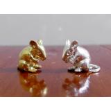 A009 หนูคู่เงิน ทองเล็กทองเหลือง A009 หนูคู่เงิน ทองเล็กทองเหลือง