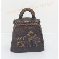 R057 ระฆังทองเหลือง ลายช้าง  R057 ระฆังทองเหลือง ลายช้าง