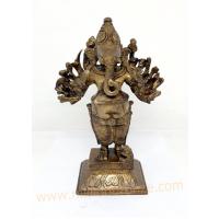 PI038 พระพิฆเนศวร เนื้อทองเหลืองอินเดีย  PI038 พระพิฆเนศวร เนื้อทองเหลืองอินเดีย