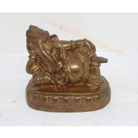 PT014 พระพิฆเนศวรทำสีน้ำตาล เนื้อทองเหลือง  PT014 พระพิฆเนศวรทำสีน้ำตาล เนื้อทองเหลือง