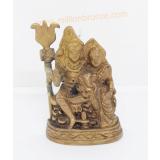 TP064 พระศิวะปางครอบครัว เนื้อทองเหลืองอินเดีย TP064 พระศิวะปางครอบครัว เนื้อทองเหลืองอินเดีย
