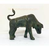 A054 วัวกระทิง งานทองเหลือง A054 วัวกระทิง งานทองเหลือง