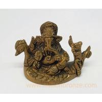 PI074 พระพิฆเนศวร เนื้อทองเหลืองอินเดีย  PI074 พระพิฆเนศวร เนื้อทองเหลืองอินเดีย