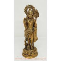 TP047 พระขันธกุมารยืน เนื้อทองเหลือง  TP047 พระขันธกุมารยืน เนื้อทองเหลือง