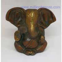 PI081 พระพิฆเนศวร เนื้อทองเหลืองอินเดีย  PI081 พระพิฆเนศวร เนื้อทองเหลืองอินเดีย