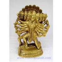 TP329 พระแม่กาลี เนื้อทองเหลืองอินเดีย  TP329 พระแม่กาลี เนื้อทองเหลืองอินเดีย