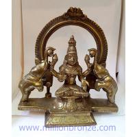 TP334 พระแม่ลักษมี เนื้อทองเหลืองอินเดีย  TP334 พระแม่ลักษมี เนื้อทองเหลืองอินเดีย