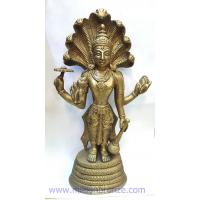 TP336 พระนารายณ์ เนื้อทองเหลืองอินเดีย  TP336 พระนารายณ์ เนื้อทองเหลืองอินเดีย