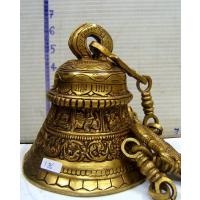 R005 ระฆังทองเหลืองพร้อมโซ่ งานอินเดีย  R005 ระฆังทองเหลืองพร้อมโซ่ งานอินเดีย