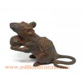 A044 หนูมุสิกะ งานทองเหลืองทำสีเก่า A044 หนูมุสิกะ งานทองเหลืองทำสีเก่า