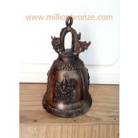 R141 ระฆังทองเหลืองหูพญานาคลายพระพิฆเนศวร  R141 ระฆังทองเหลืองหูพญานาคลายพระพิฆเนศวร