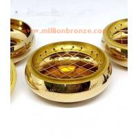 J010 กระถางธูป กำยาน ทองเหลือง 2.8 นิ้ว  J010 กระถางธูป กำยาน ทองเหลือง 2.8 นิ้ว