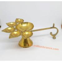 J017 อารตีทองเหลืองกว้าง 4.2 นิ้ว  J017 อารตีทองเหลืองกว้าง 4.2 นิ้ว