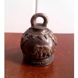 R103 กระดิ่งเล็กทองเหลืองลายช้าง R103 กระดิ่งเล็กทองเหลืองลายช้าง